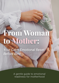 Emotional Prep Guide for Pregnancy | Printable Pregnancy Journal for First Time Moms | Calm Birth Readiness Workbook